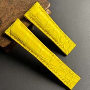 Custom Alligator Leather Watch Strap For Rolex Daytona Watch (Multi-Color) (4) Custom Alligator Leather Watch Strap For Rolex Daytona Watch (Multi-Color)