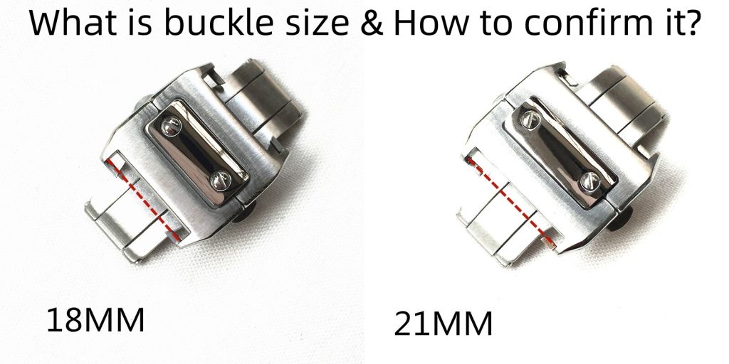 how to measure cartier santos 100 buckle