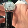 In Stock Black Brown Replacement Custom Curved Calfskin Leather Watch Strap For Jaeger Lecoultre Master For Sale (3) In Stock Black Brown Replacement Custom Curved Calfskin Leather Watch Strap For Jaeger Lecoultre Master For Sale (2)