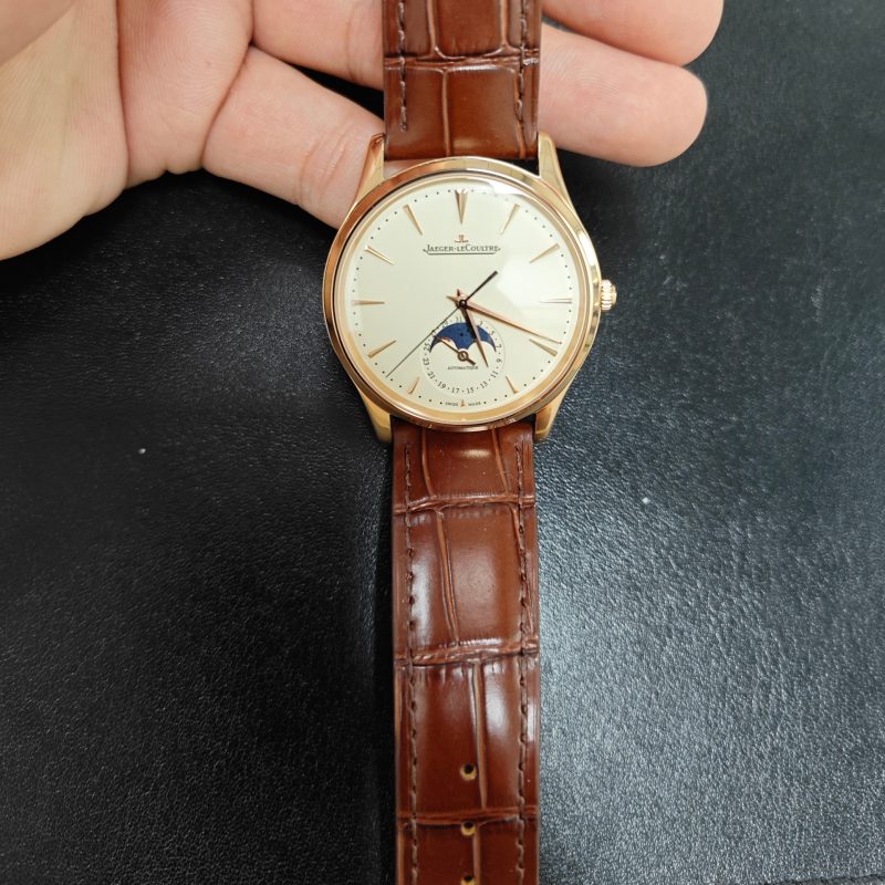 In Stock Black Brown Replacement Custom Curved Calfskin Leather Watch Strap For Jaeger Lecoultre Master For Sale (7) In Stock Black Brown Replacement Custom Curved Calfskin Leather Watch Strap For Jaeger Lecoultre Master For Sale (2)