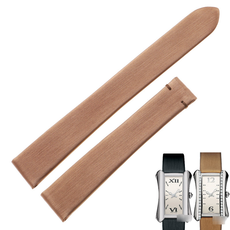 Black Champagne Gold Custom Satin Leather Strap For Carl F. Bucherer Alacria Diva Series Ladies Watch Band Replacement Aftermarket Strap (1) Black Champagne Gold Custom Satin Leather Strap For Carl F. Bucherer Alacria Diva Series Ladies Watch Band Replacement Aftermarket Strap
