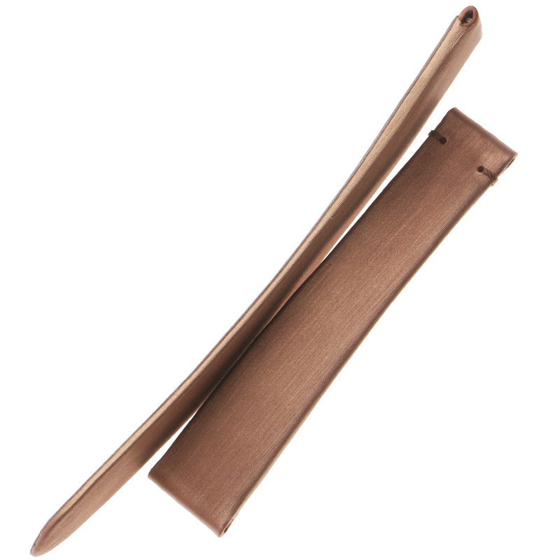 Black Champagne Gold Custom Satin Leather Strap For Carl F. Bucherer Alacria Diva Series Ladies Watch Band Replacement Aftermarket Strap (2) Black Champagne Gold Custom Satin Leather Strap For Carl F. Bucherer Alacria Diva Series Ladies Watch Band Replacement Aftermarket Strap