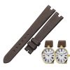 Buy Aftermarket Custom Satin Leather Strap For Women’s Frederique Constant Art Deco - Oval  FC-200 (3)
