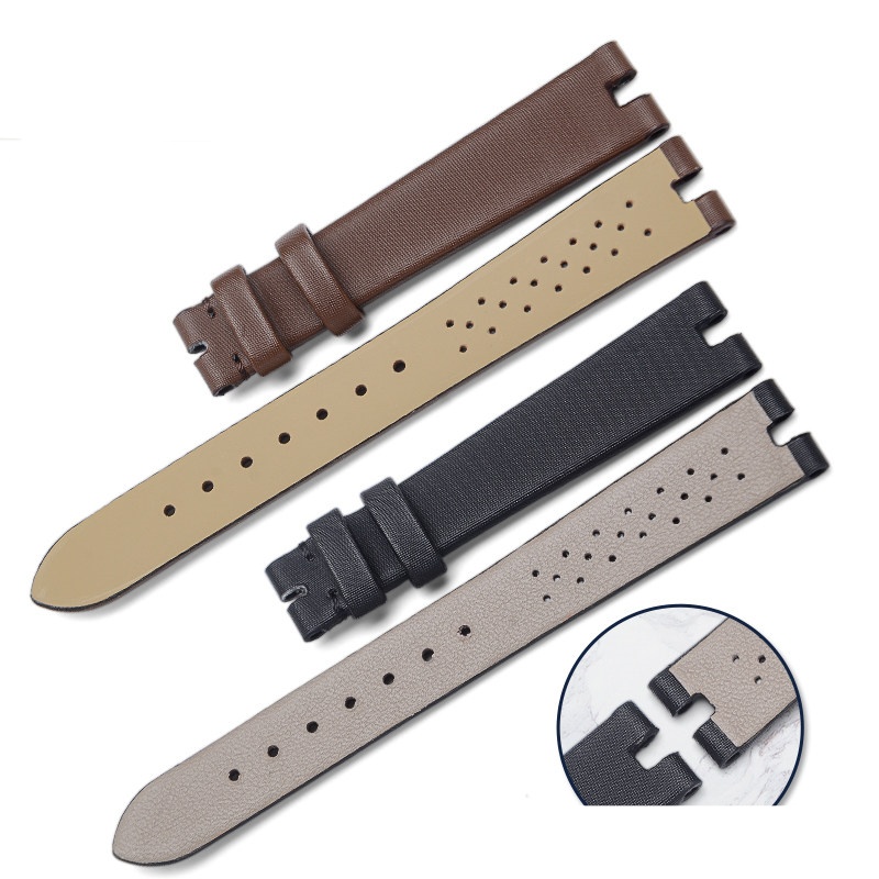 Buy Aftermarket Custom Satin Leather Strap For Women’s Frederique Constant Art Deco - Oval  FC-200