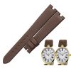 Buy Aftermarket Custom Satin Leather Strap For Women’s Frederique Constant Art Deco - Oval  FC-200