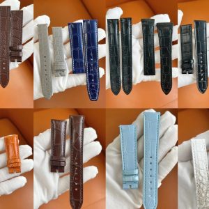 Different Color Alligator Leather Strap Sample from royalwatchstrap f
