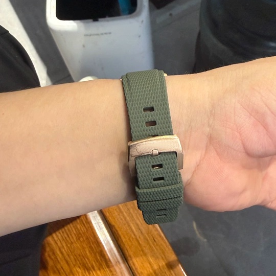 FKM Curved End Rubber Watch Strap for AP code 11.59