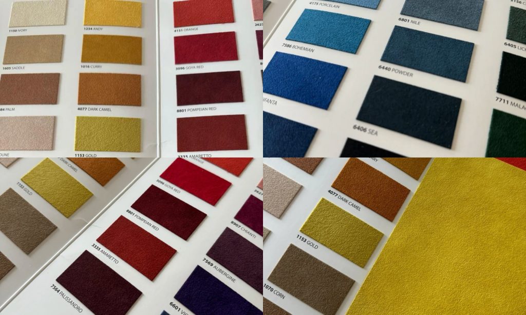 color for alcantara leather watch strap