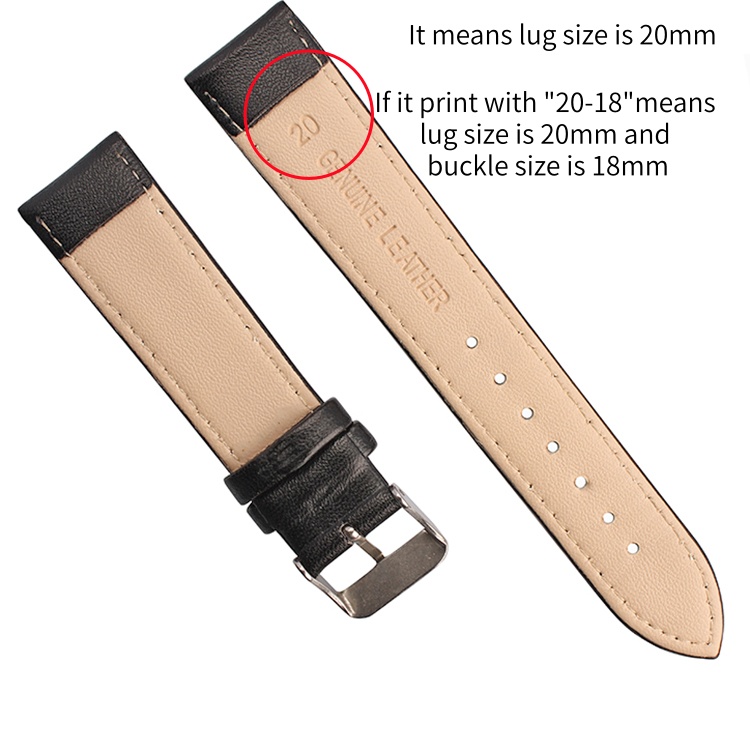 how to check your watch strap size