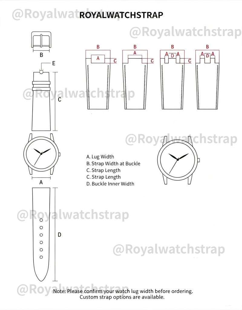 how to measure your Existing Watch Strap