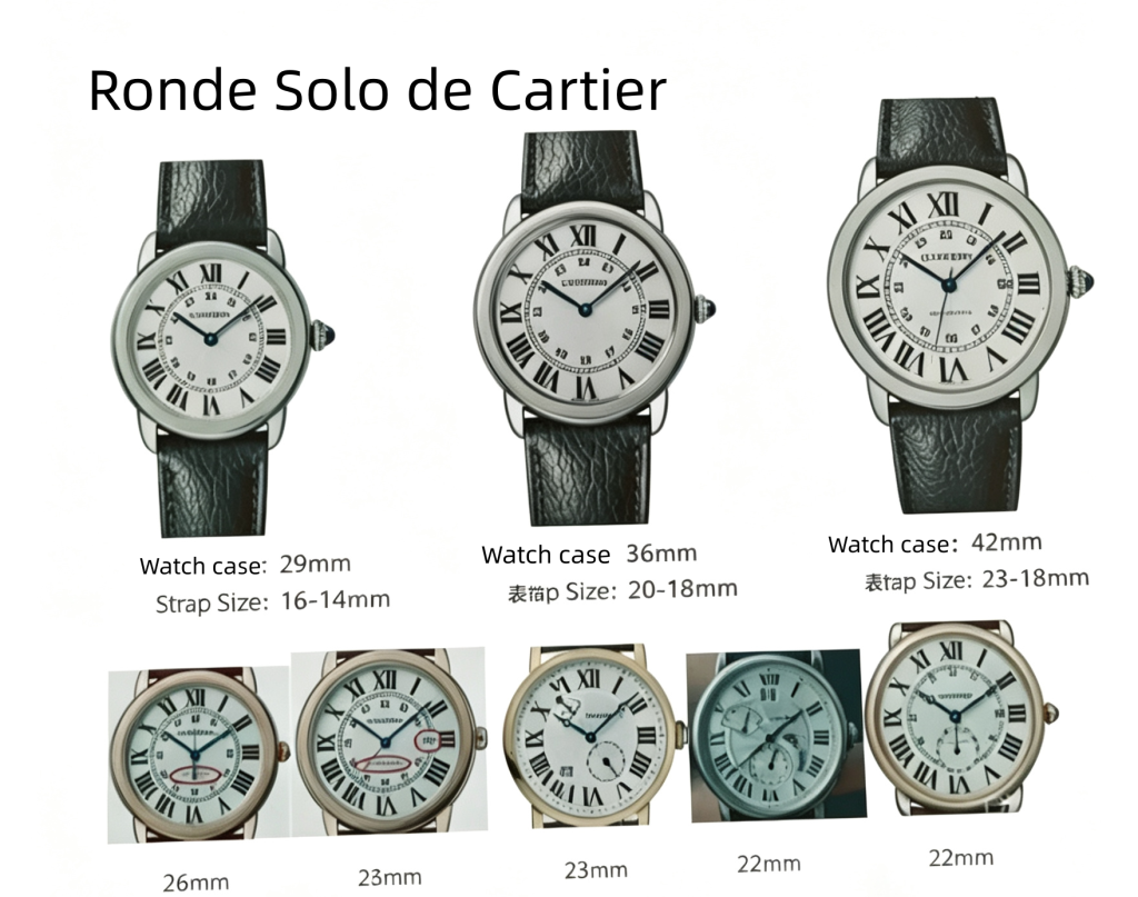 Cartier Ronde Solo Strap Size & Lug Width