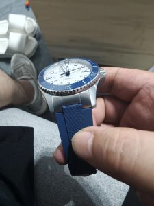 Rubber strap for Longines Conquest → Hamilton Hamilton Khaki Navy Scuba 2